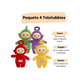 thumbnail image 2 of Peluches De Teletubbies Paquete De 4  piezas 35 cm Malubero Multicolor, 2 of 5