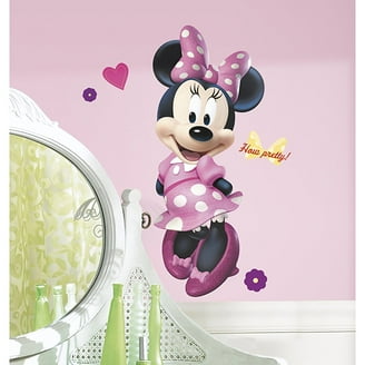 Giant MINNIE MOUSE BOW-TIQUE Peel & Stick Wall Decals Boutique