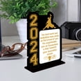 thumbnail image 4 of Fankiway 2024 Graduation Season Photo Frame Setup Wooden Combination Graduation Season Student Message Bracket Desktop Ornaments, 4 of 7
