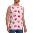thumbnail image 2 of Uemuo Cute Pig Nose Pattern Men's Sleeveless T-Shirt,Muscle Athletic Tank Top, Moisture-wicking Quick-dry Breathable Classic Tee Top for Gym Run Outdoor Sports-Medium, 2 of 8