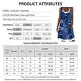 thumbnail image 3 of Gvmfive Women's Round Neck Loose Floral Map Butterfly Printed Sleeveless Dress, 3 of 3