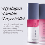 Hyalugen Double Layer Face Mist 3.38 fl. oz - Hydrating, Collagen-Boosting Facial Spray with Niacinamide, Jojoba Oil, and Hyaluronic Acid for Radiant Skin