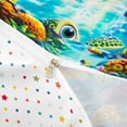 thumbnail image 4 of jejeloiu Cute Cartoon Turtle Bedding,Underwater Coral Print Duvet Cover Full For Boys,Blue Multicolor,Polkadot Reversible,3pcs,1 Duvet Cover and 2 Pillowcases, 4 of 6