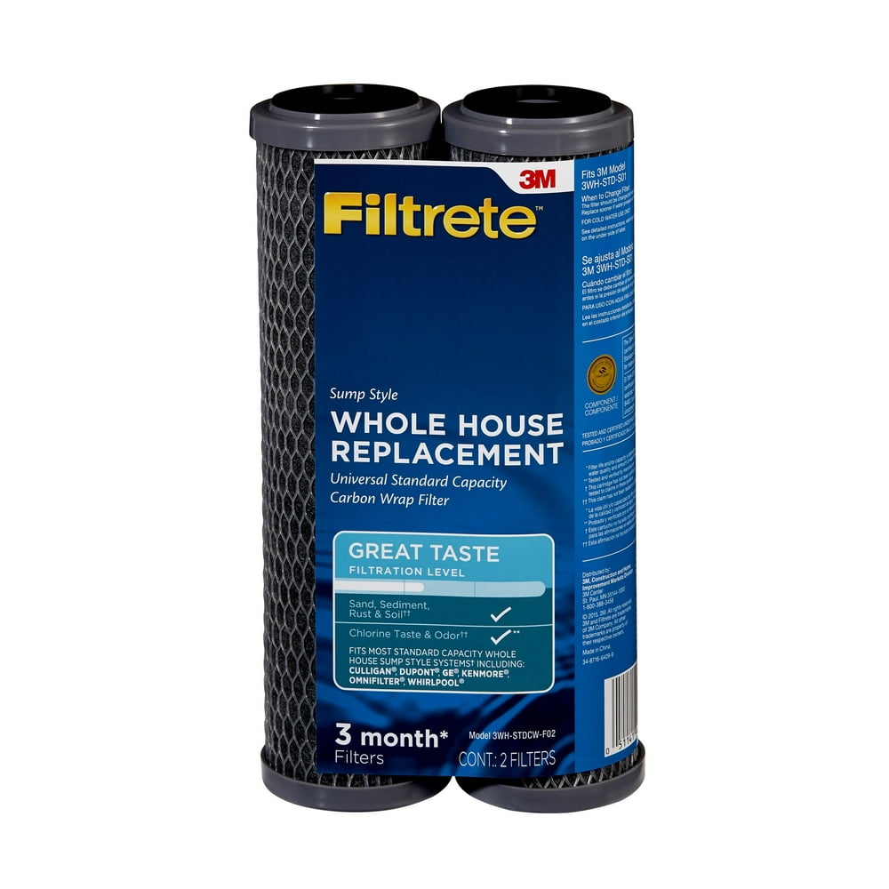 Filtrete 3WHSTDCWF02 Standard Capacity Whole House Replacement Carbon