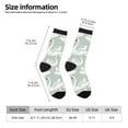 thumbnail image 5 of Yiaed White Birds Print Great elasticity Crew Socks Sports socks for Men and Women, 5 of 5