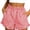 Red, variant on Ruffled High Waist Plaid Shorts for Women Women's Ruffled High Waist Plaid Shorts With Belted Detail And Side Pockets Women's Flowy Feminine Belted Bottoms