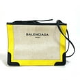 thumbnail image 1 of Pre-Owned Balenciaga 339937 Crossbody Clutch bag pouch Shoulder Bag yellow Black x... (Good), 1 of 17