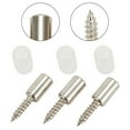 thumbnail image 2 of 20pcs Self-Tapping Screws Cabinet Bracket Screw Partition Support Shelfs Laminate Support Nails Glass Nonslip Studs Pegs, 2 of 9