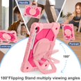 thumbnail image 5 of Scnioy Funda Para Samsung Galaxy Tab S10 Lite/S10 Fe/S9 Fe 10,9 Pulgadas Samsung Tab S9 11 Pulgadas Funda Resistente Para Tableta Galaxy S10 Con Soporte Para Bolígrafo Soporte Giratorio 360 Correa Par, 5 of 5