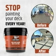 Liquid Rubber Smooth Polyurethane Deck Coating UV Resistant Sealant