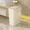 beige, variant on Odor Proof Trash Can with One-Touch Modern Design Durable Plastic Bathroom Kitchen Bin Space Saving Leakproof