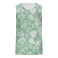 thumbnail image 4 of GERsome Men's Sleeveless Tank Tops Crewneck Graphic Loose Fit Muscle T Shirts Hawaiian Tank Tops for Men S-2XL, 4 of 4