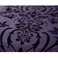 thumbnail image 2 of Chezmoi Collection Contemporary 7-Piece Luxury Flocked Floral Fabric Comforter Set, King, Violet, 2 of 4