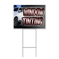 thumbnail image 1 of Window Tinting Escalade (18" x 24") Yard Sign, Includes Metal Step Stake, 1 of 6