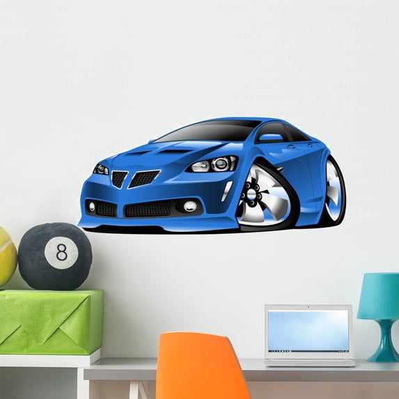 Cartoon Wall Mural Decal Sticker, Wallmonkeys Peel & Stick Vinyl Graphic (36 in W x 24 in H)