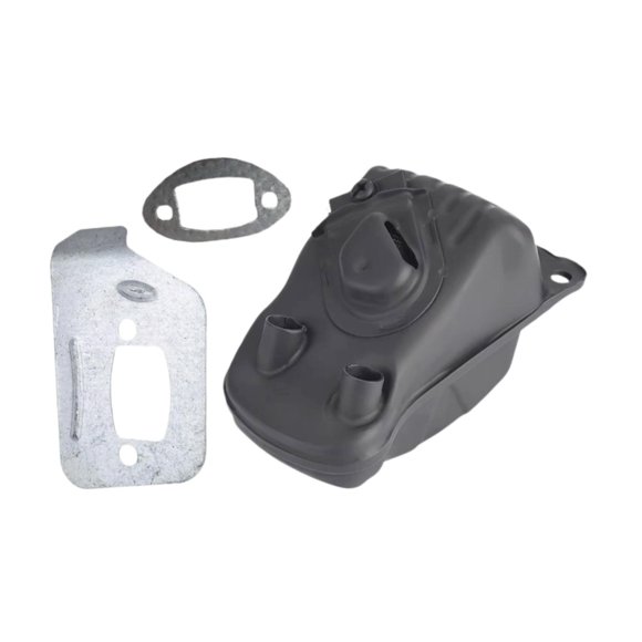 Conjunto de silenciador para motosierra, silenciador reductor de ruido, construcción robusta, suave con junta