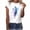 White #03, variant on Women's T Shirts Short Sleeve Tees Novelty Graphic Crew Neck Soft Loose Summer Tops