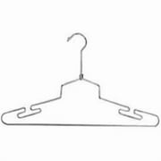 Econoco B387160 16 in. Steel Lingerie Hanger with Regular Hook - Chrome