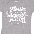 thumbnail image 4 of Inktastic Florida is My Happy Place with Palm Trees Boys or Girls Baby Bodysuit, 4 of 5