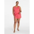 thumbnail image 2 of Joyspun Women's Cozy Lounge Collection Hacci Knit Sleep Tank Top, Sizes XS-3X, 2 of 6