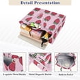 thumbnail image 3 of FORMRS Womens Corduroy Tote Bag Crossbody Shoulder Handbag with Pocket, Cartoon Strawberry, 3 of 7