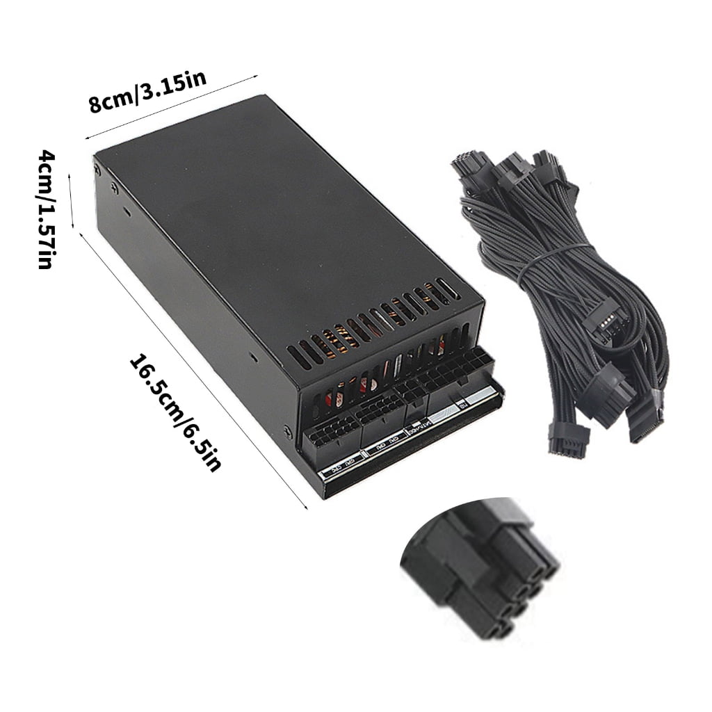 MOMOJIA Space Saving 700W Fully Power Supply Unit Computer Supplies for Gaming Server Desktop Power Supply Graphics Accessories
