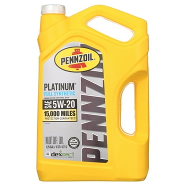 Pennzoil Platinum 5W-30 Full Synthetic Automotive Motor Oil, 5-Quart ...