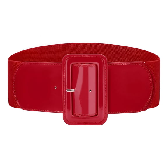 TELOLY Stretchy Wide Women Belts Elastic Vintage Belts for Women Fashion Ladies Waist Belt for Dress