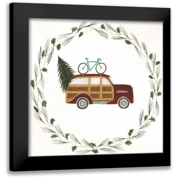 Shamp, Cindy 15x15 Black Modern Framed Museum Art Print Titled - Wander at Will