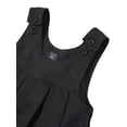 thumbnail image 3 of Smith's American Girls' Pleated Crossover Jumper Dress Color: black Size: 6x, 3 of 5