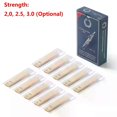 thumbnail image 1 of 10pcs Bb Soprano Saxophone Reeds Wooden Saxophone Reeds Saxophone Tips Replacement Sax Reeds Replaceable Reeds Soprano Sax Reeds, 1 of 3