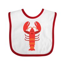 Inktastic Lobster Distressed Ocean Creature Boys or Girls Baby Bib
