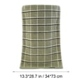 thumbnail image 3 of HOZADOIE Checkered Facial Cotton Towels 13X29In, Ultra Soft & Highly Absorbent Hand Towels for Bathroom, Soft Feel Fingertip Towels Quick Drying Towels, Green, 3 of 7
