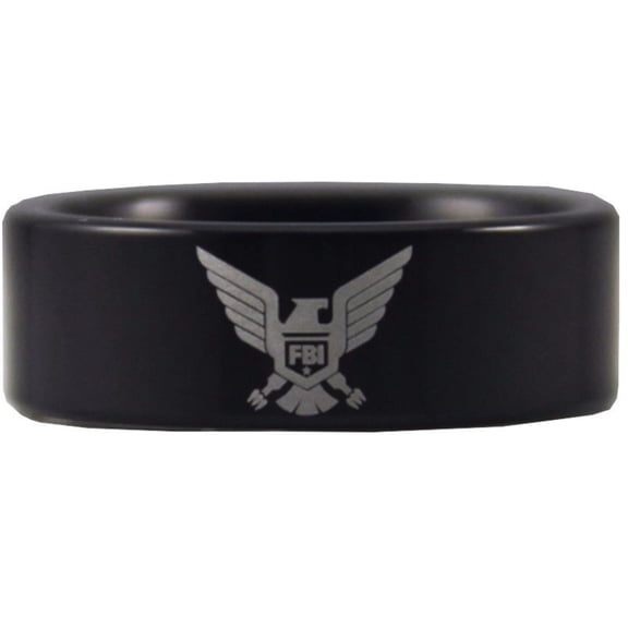 Black Tungsten FBI Ring