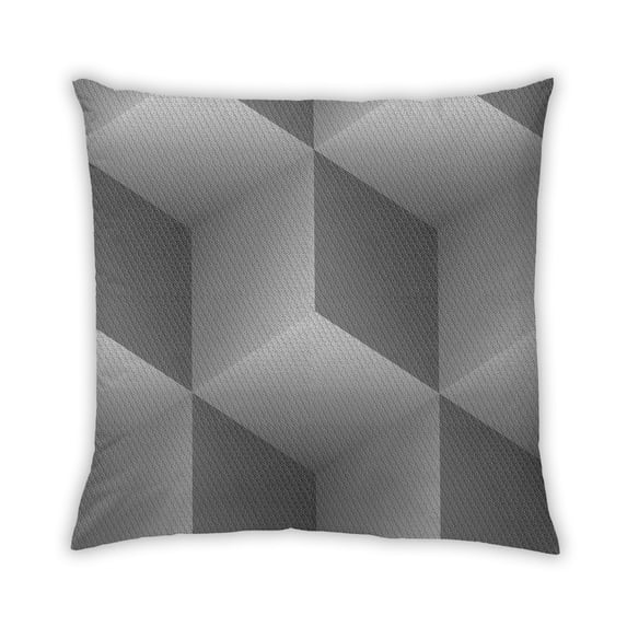 Ahgly Company Outdoor Square Contemporary Throw Pillow, 18 inch by 18 inch
