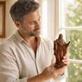 thumbnail image 4 of Darzheoy Resin Jesus Statue, Sacred Heart of Jesus Statue, Tabletop Shelf Sculpture, Versatile Home Decor Accent Ornament, Decorative Figurine for Living Room, Office, Desk, Bedroom, 4 of 7