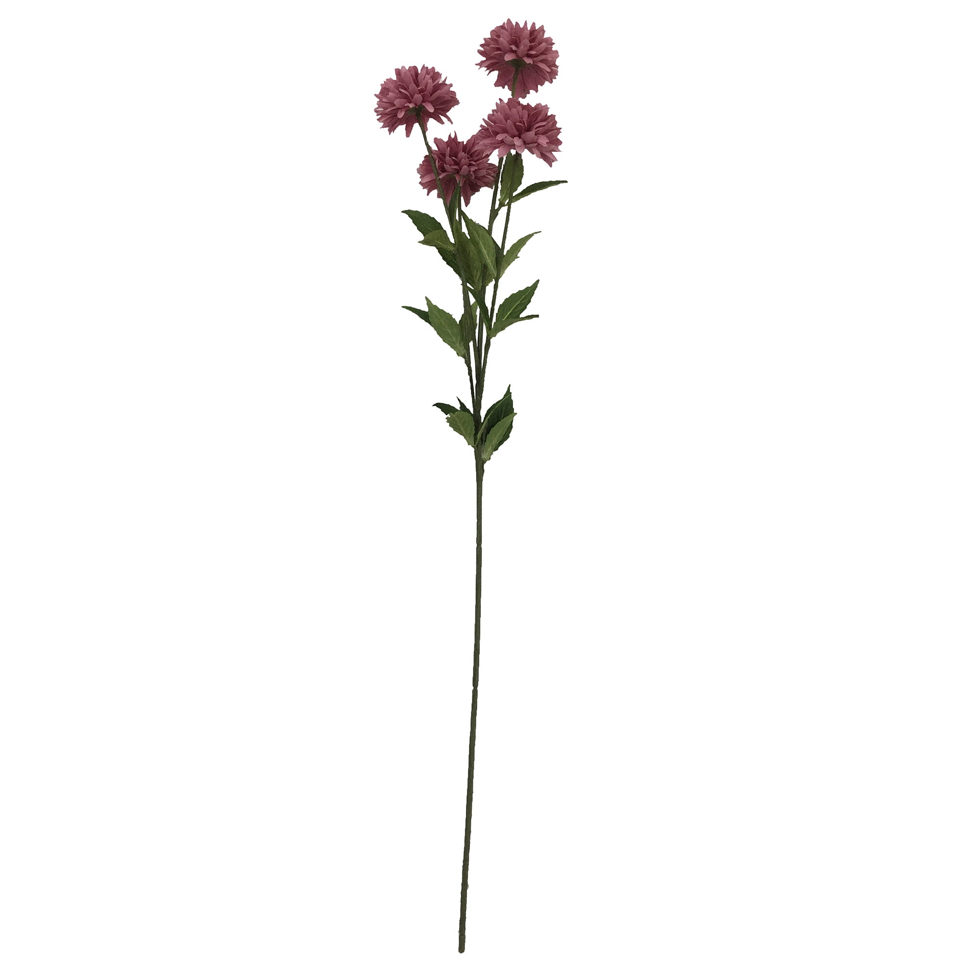 (2 pack) Mainstays 31" Artificial Pink Ball Mum Indoor Stem