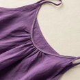 thumbnail image 6 of Garbnen Womens Linen Tank Tops Spaghetti Strap Sleeveless Women's Camisole Summer Beach Travel Crew Neck Women Tunic Tops, 6 of 9