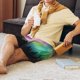thumbnail image 5 of Balery Northern Lights Pantalones cortos de pijama de punto de algodón para hombre con cinturilla y bolsillos-XX-Large, 5 of 6