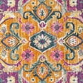 thumbnail image 3 of SAFAVIEH Madison Karissa Floral Area Rug, Blue/Fuchsia, 6'7" x 6'7" Round, 3 of 8