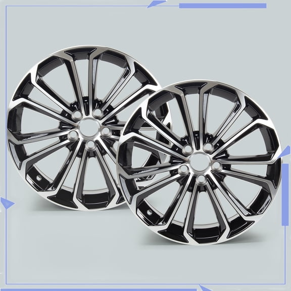Set of 2 17x7" Replacement Alloy Wheel Rim for Toyota Corolla 2014-2016 Camry