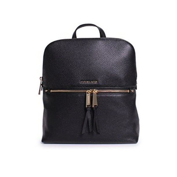 Michael Kors - Rhea Medium Black Slim Fashion Backpack ...