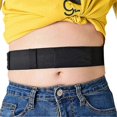 thumbnail image 2 of Black Peritoneal Dialysis Conduit Belt Adjustable Breathable Abdominal Support Belt, 2 of 4
