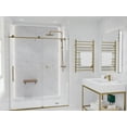 thumbnail image 5 of ANZZI Downpour Thermostatic Stainless Steel Shower System in Brushed Gold, 5 of 9