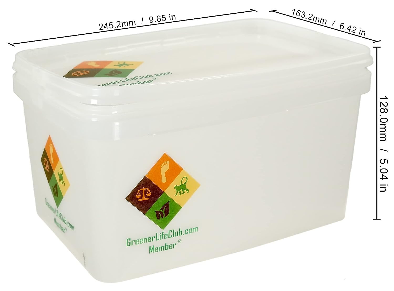 Essential Depot Shea Melt & Pour - 8 lbs Shipped in a safety-sealed square pail with resealable lid and removable handle