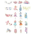 thumbnail image 2 of Wrapables Decorative Scrapbooking Washi Stickers, DIY Crafts for Stationery, Diary, Card Making (60 pcs), Gold Foil 2 (Fairies), 2 of 5