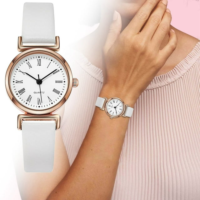 Hearth & Gear Montre pour Dames à la Mode Montre pour Dames Magnifique et Compacte Montre pour Dames Décontractée et Stylée Montre pour Dames Élégante Lot de Montres-Bracelets pour Hommes Montre-Bracelet à Remontage pour Femmes Montre Lumineuse Montre 34mm Hommes