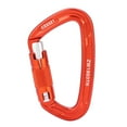 thumbnail image 1 of Equipo de mosquetón de rescate para escalada en roca al aire libre con hebilla D con bloqueo de seguridad de 25KN (naranja), 1 of 13