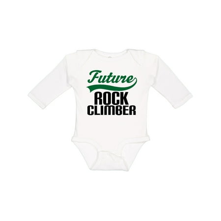 

Inktastic Future Rock Climber Boys Long Sleeve Baby Bodysuit