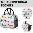 thumbnail image 6 of Dachshund Sweater and Heart Insulated Leakproof Lunch Box for Work, Lunch Bag for Women Men, Loncheras Para Mujer for Beach Travel Picnic Camping, 6 of 6